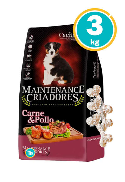 Imagen de MAINTENANCE CRIADORES CACHORRO X 3 KG + Huesitos de lonja