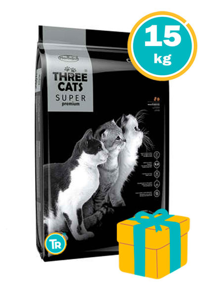 Imagen de Alimento THREE CATS Super Premium Adulto Salmón 15 kg