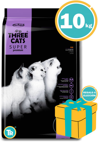 Imagen de Alimento THREE CATS Super Premium Kitten Gatitos 10 kg