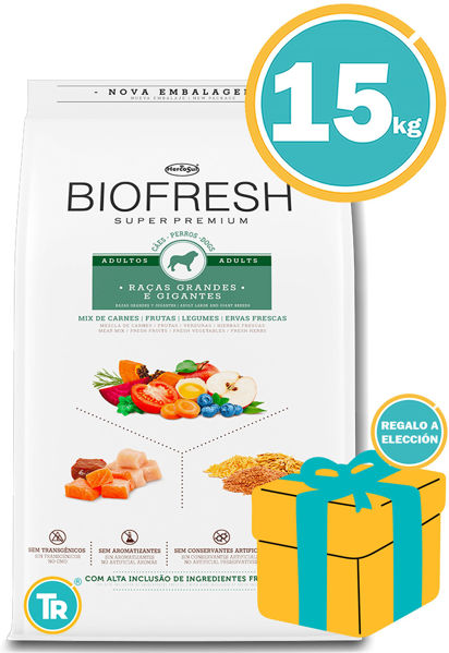 Imagen de BIOFRESH Alimento Perro Adultos Razas Grandes 15 kg