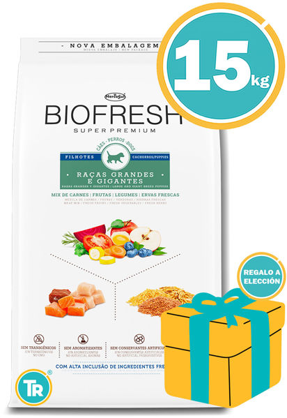 Imagen de BIOFRESH Alimento Cachorros Razas Grandes y Gigantes 15kg
