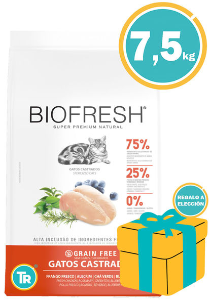 Imagen de BIOFRESH Alimento Gato Castrado 7,5Kg Pollo