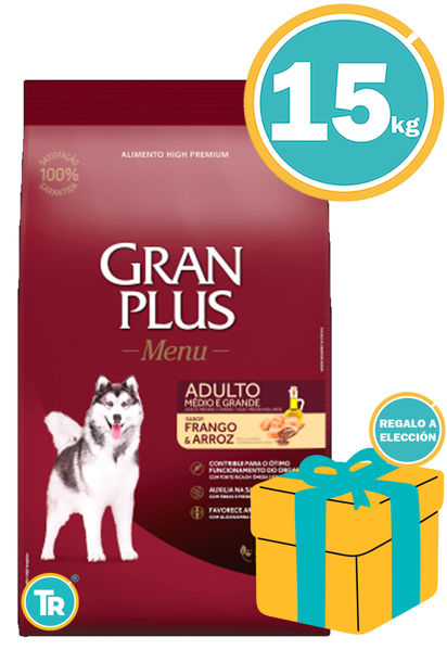 Imagen de GRAN PLUS Alimento Perro Adulto 15Kg Pollo Y Arroz