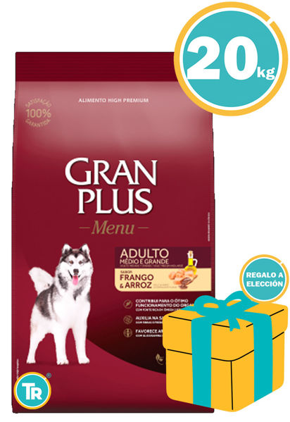 Imagen de GRAN PLUS Alimento Adulto  20Kg Pollo y Arroz