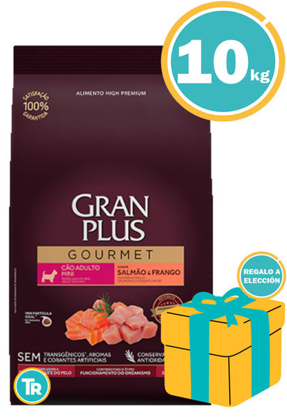 Imagen de GRAN PLUS Alimento Adulto Gourmet Mini 10kg Salmón y Pollo