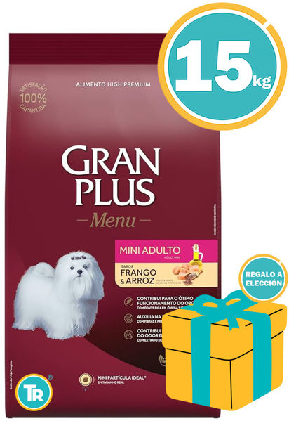 Imagen de GRAN PLUS Alimento Adulto Mini 15kg Pollo y Arroz
