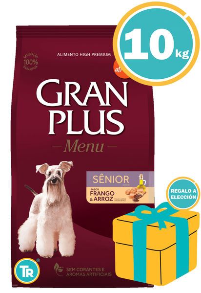 Imagen de GRAN PLUS Alimento Senior Mini 10Kg Pollo y Arroz