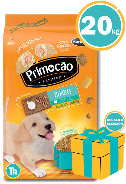Imagen de PRIMOCAO Alimento premium cachorro 20 kg carne y leche
