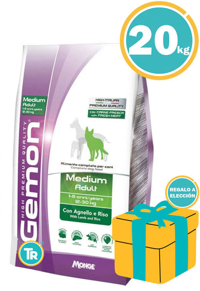 Imagen de GEMON Alimento Cordero y Arroz 20kg