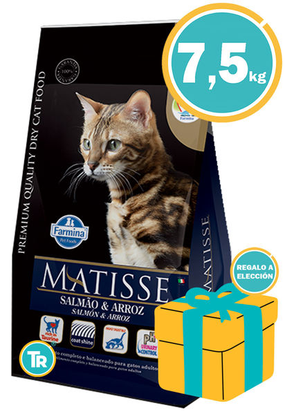 Imagen de MATISSE Alimento Gato Salmón y Arroz 7,5kg