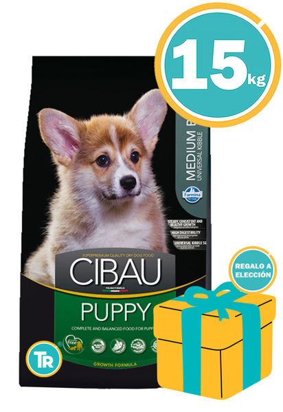 Imagen de CIBAU Alimento Cachorro Razas Medianas 15 kg