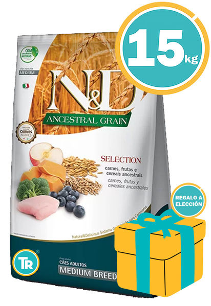 Imagen de Alimento NYD Ancestral Selection Perro Adulto Razas Medianas 15 kg