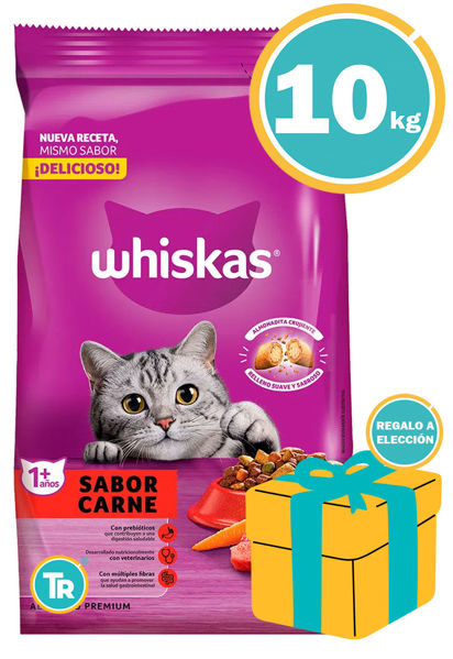 Imagen de Alimento WHISKAS Gato Carne 10 Kg