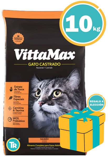 Imagen de VITTAMAX  Gatos Castrados Salmón 10 kg