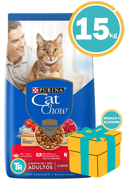 Imagen de CAT CHOW Gato Adulto Sabor Carne 15 kg