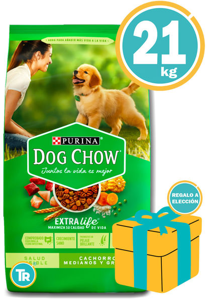Imagen de DOG CHOW Cachorro Razas Medianas y Grandes 21 kg