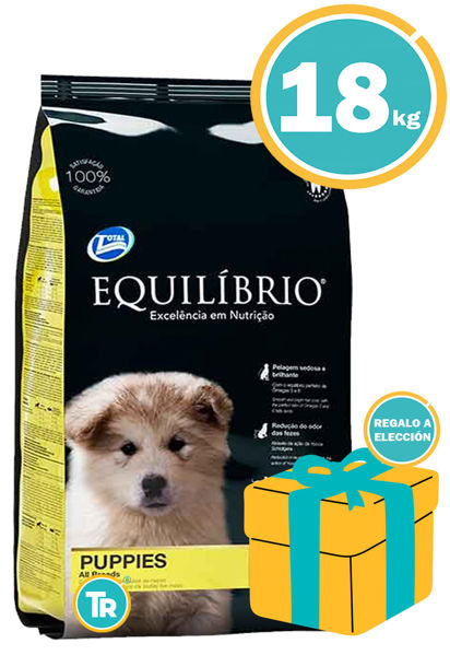Imagen de EQUILIBRIO Alimento Cachorro Razas Medias 15 + 3 kg