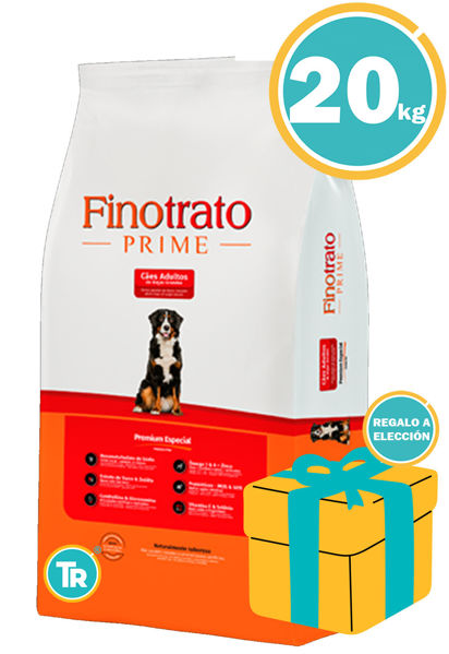 Imagen de FINOTRATO Alimento Prime Adulto Razas Grandes 20kg Pollo