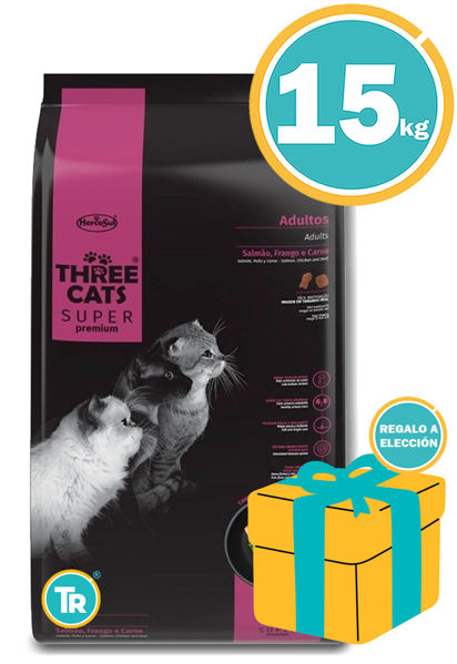Imagen de Alimento THREE CATS Super Premium Gato Adulto Mix 15 kg