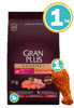 Imagen de GRAN PLUS Perro Adulto Gourmet Mini 1kg Salmón y Pollo + Patas de pollo