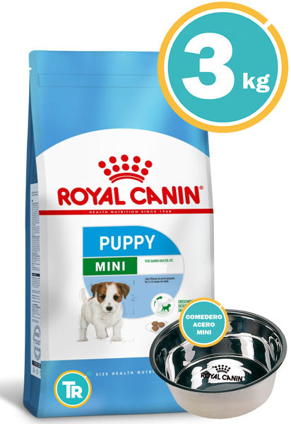 Imagen de ROYAL CANIN Junior Razas Mini 3 Kg + Comedero