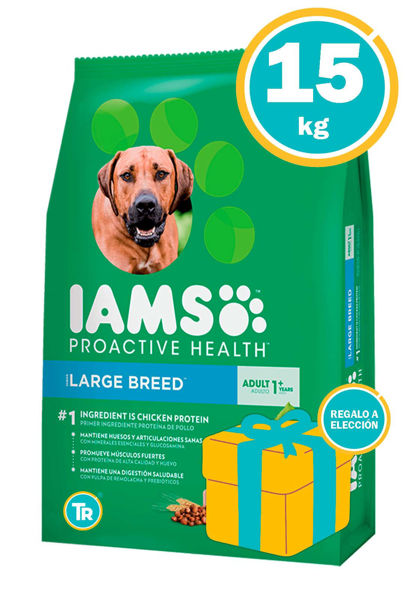 Imagen de IAMS Alimento Adulto Razas Grandes y Gigantes 15kg