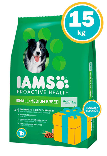 Imagen de IAMS Alimento Adulto Razas Pequeñas y Medianas 15kg