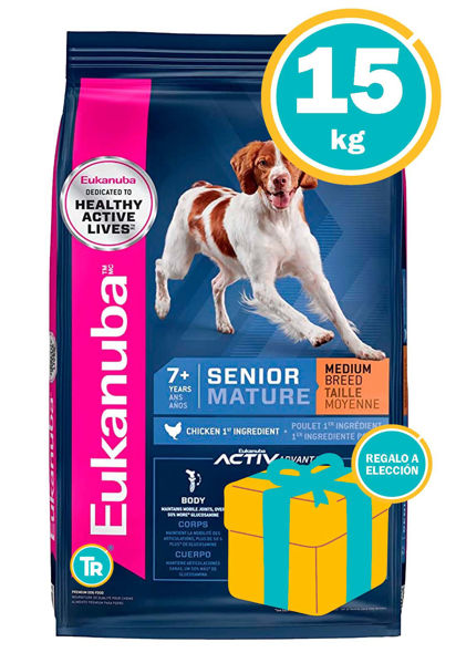 Imagen de EUKANUBA Alimento Senior Razas Medianas 15kg
