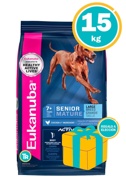 Imagen de EUKANUBA Alimento Senior Razas Grandes 15kg