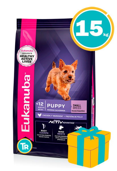 Imagen de EUKANUBA Alimento Cachorro Razas Pequeñas 15kg