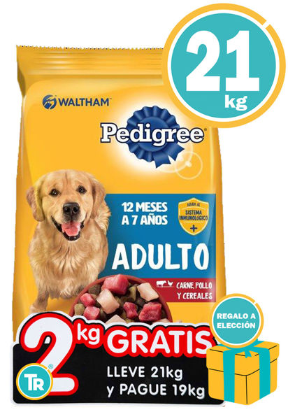 Imagen de PEDIGREE  Perro Adulto Carne, Pollo y Cereales 21 kg