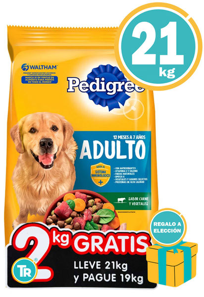 Imagen de PEDIGREE  Perro Carne Y Vegetal Adulto 21 kg