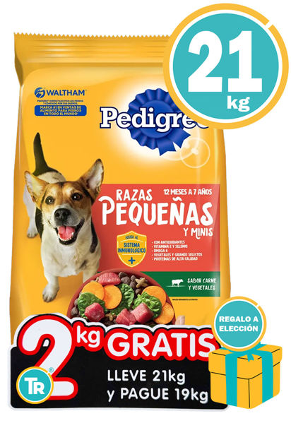 Imagen de PEDIGREE  Perros Adultos Razas Pequeñas 21 kg