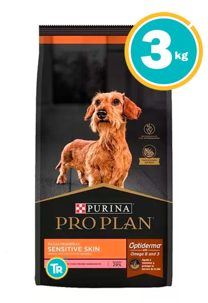 Imagen de PRO PLAN Sensitive Skin Perro Adulto Raza Pequeña 3kg