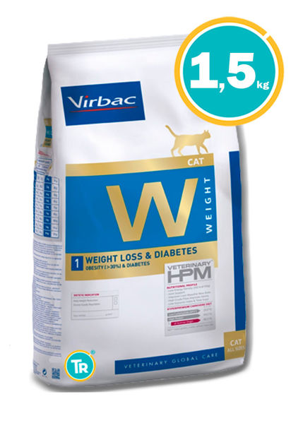 Imagen de HPM Virbac Gato Control de Peso y Diabetes 1,5kg - PROMO WEB