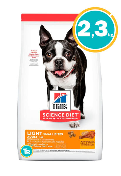 Imagen de HILLS Perro Adulto Light Razas Pequeñas 2.3 kg