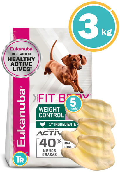 Imagen de EUKANUBA Weight Control Razas Pequeñas 3kg + Orejas