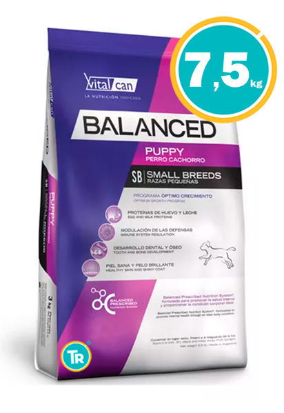 Imagen de BALANCED Perro Cachorro Raza Pequeña 7,5kg - PROMO LOCAL