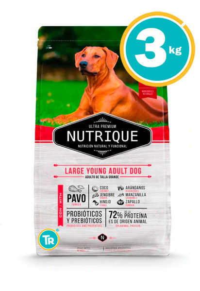 Imagen de Nutrique perro adulto raza grande 3 kg
