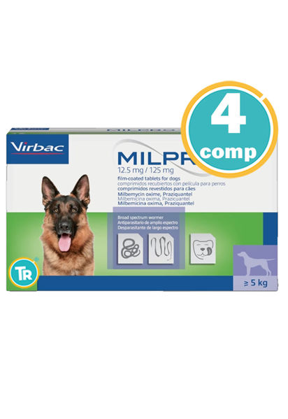 Imagen de ANTIPARASITARIO MILPRO VIRBAC ADULTOS ≥5kg