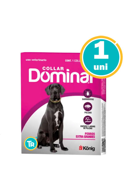 Imagen de COLLAR DOMINAL ANTIPULGAS Y GARRAPATAS -  Perros extra grandes +40 kg