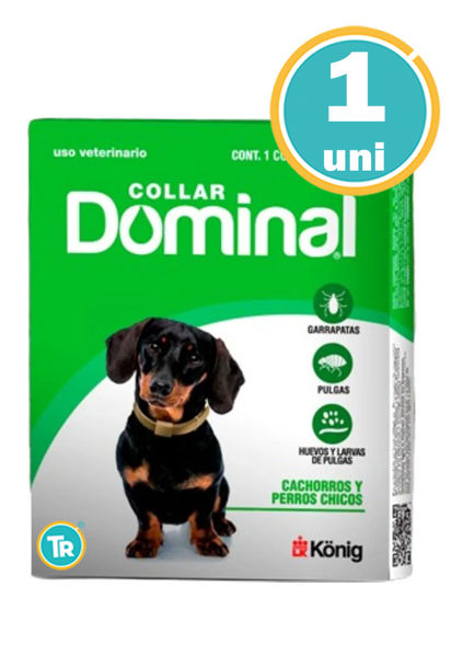 Imagen de COLLAR DOMINAL ANTIPULGAS Y GARRAPATAS -  Perros pequeños y cachorros 0-5 kg