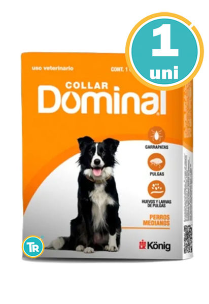 Imagen de COLLAR DOMINAL ANTIPULGAS Y GARRAPATAS - Razas Medias