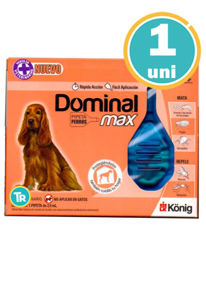 Imagen de PIPETA DOMINAL MAX Perro 10 - 25 Kg