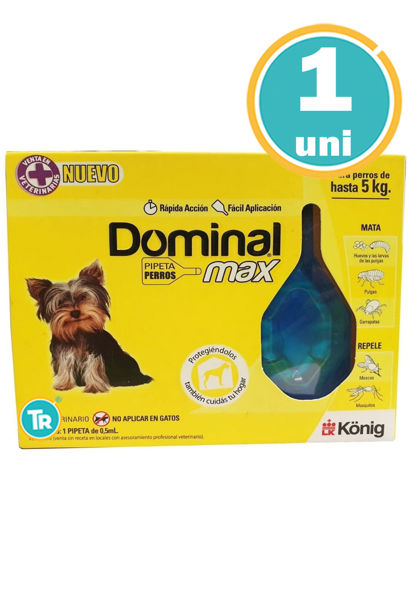 Imagen de PIPETA DOMINAL MAX Perro Hasta 5 Kg