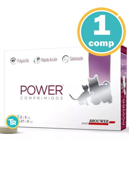 Imagen de ANTIPULGAS POWER COMPRIMIDO GATOS 2-3KG PERRO 2.5-5KG 150MG