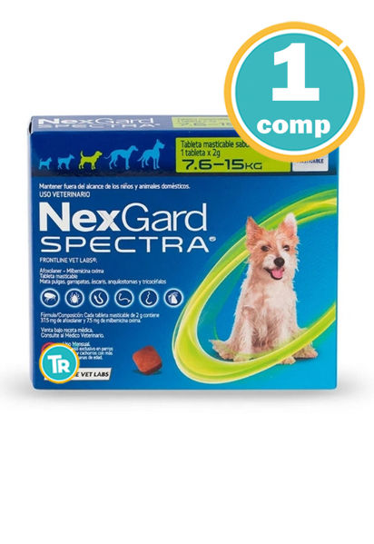 Imagen de NEXGARD SPECTRA PERROS  7 a 15 Kg