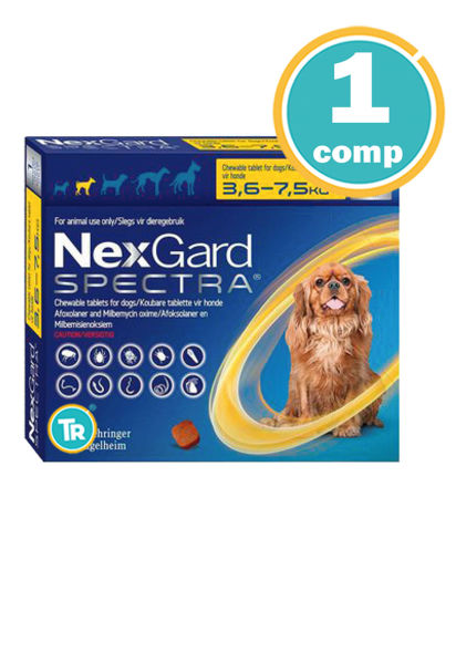 Imagen de NEXGARD SPECTRA PERROS  3,5 a 7,5 Kg