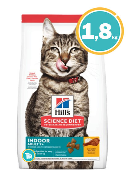 Imagen de HILLS Feline Adult +7 Indor ( Castrado ) 1.6kg