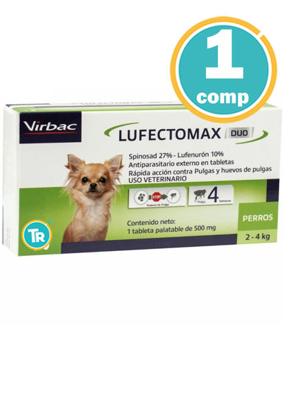 Imagen de PASTILLAS ANTIPULGAS LUFECTOMAX 2  -4KG